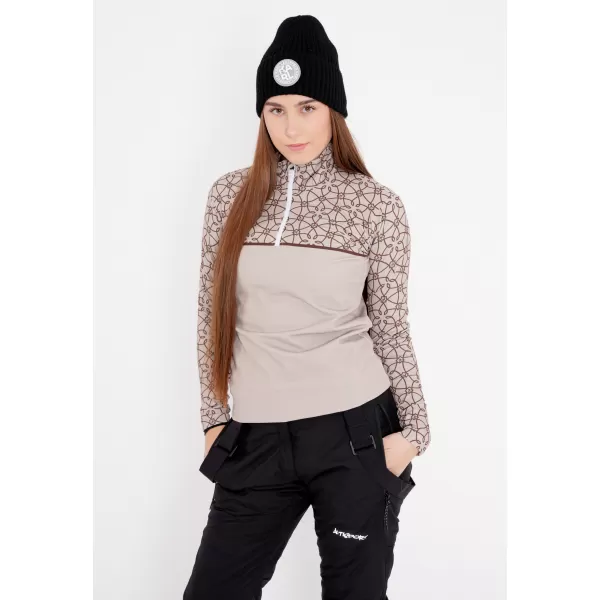  Női funkcionális Thermo pulóver prémium ALTISPORT VOJ/ALW053TER03 BARNA 