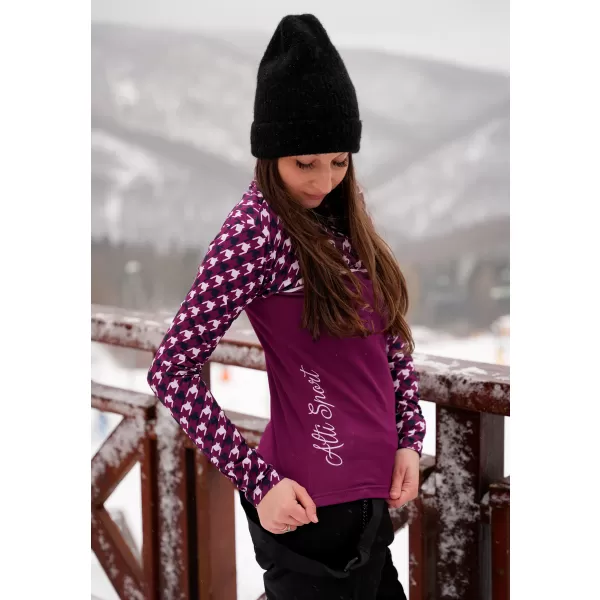 Női funkcionális Thermo pulóver prémium ALTISPORT VOJ/ALW048TER03 LILA 