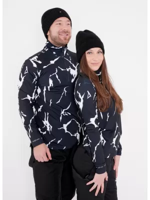 Férfi funkcionális Thermo pulóver prémium ALTISPORT VOJ/ALM052TER03 FEKETE