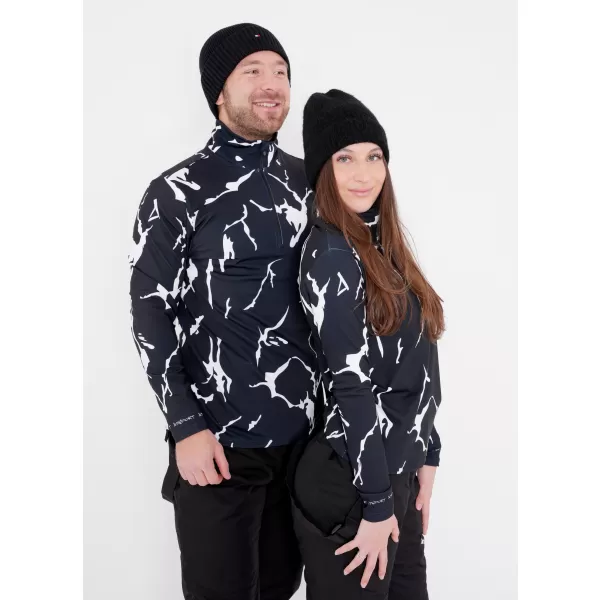  Férfi funkcionális Thermo pulóver prémium ALTISPORT VOJ/ALM052TER03 FEKETE 