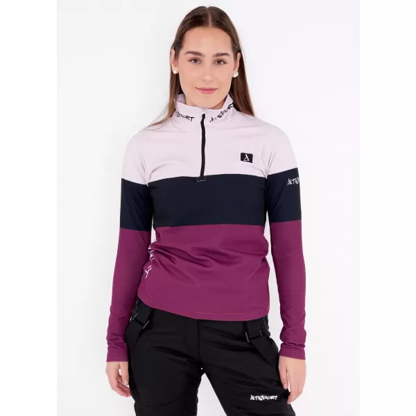  Női funkcionális Thermo pulóver prémium ALTISPORT VOJ/ALW051TER03 BURGUNDIA 