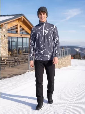 Férfi funkcionális Thermo pulóver prémium ALTISPORT VOJ/ALM052TER03 SZÜRKE