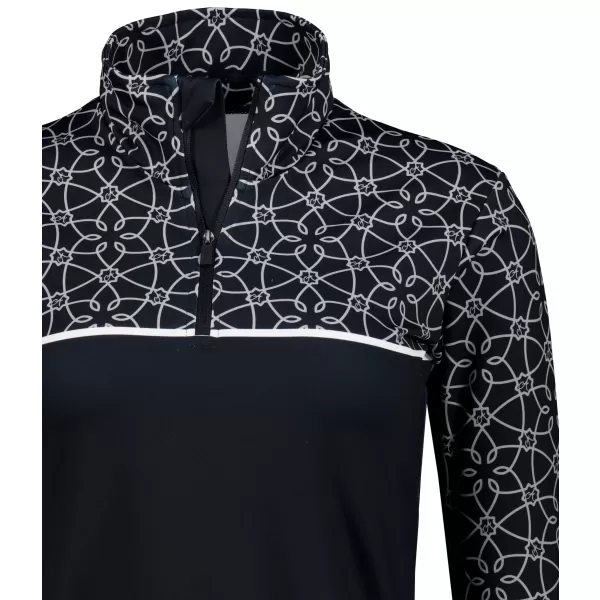  Női funkcionális Thermo pulóver prémium ALTISPORT VOJ/ALW053TER03 FEKETE -FEHÉR 