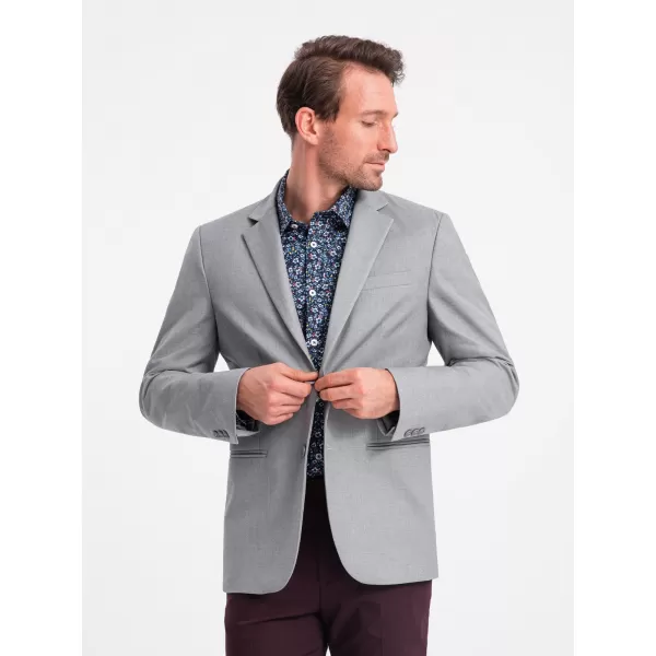  Kabát OMBRE OM-BLZB-0115 SZÜRKE 