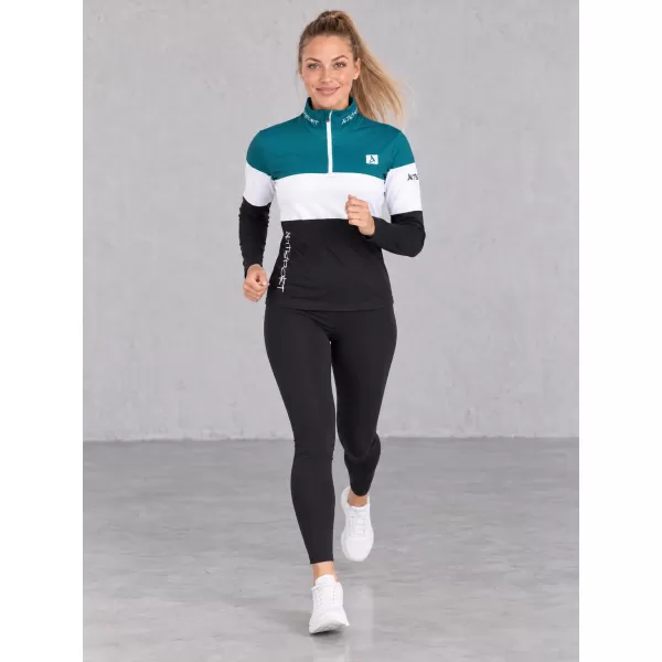  Női funkcionális Thermo pulóver prémium ALTISPORT VOJ/ALW051TER03 KEROZINFEKETE 