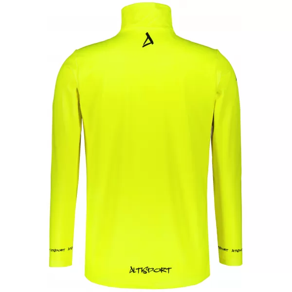  Férfi funkcionális Thermo pulóver prémium ALTISPORT VOJ/ALM000TER03 NEONSÁRGA 