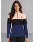 Női funkcionális Thermo pulóver prémium ALTISPORT VOJ/ALW051TER03 NARANCSSÁRGA/KÉK