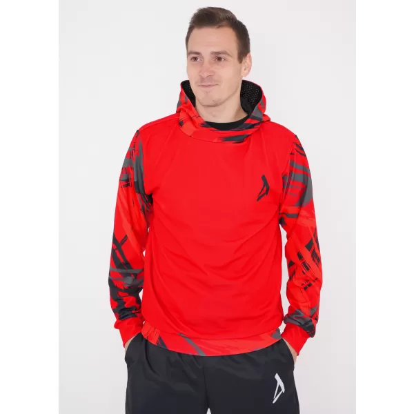  Férfi prémium funkcionális pulóver ALTISPORT VOJ/ALM039MI01 PIROS 