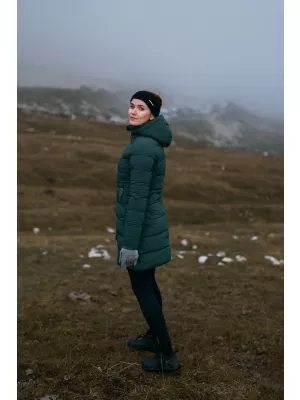 Női télikabát NORDBLANC MOMENTS NBWJL8076 SÖTÉTZÖLD