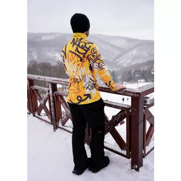  Férfi funkcionális Thermo pulóver prémium ALTISPORT VOJ/ALM054TER03 BOROSTYÁN 