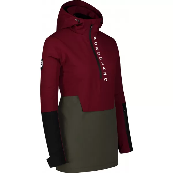  Női anorák NORDBLANC WINTERFUN NBWJL8130 BURGUNDIA 