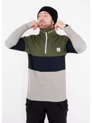 Férfi funkcionális Thermo pulóver prémium ALTISPORT VOJ/ALM051TER03 KHAKI