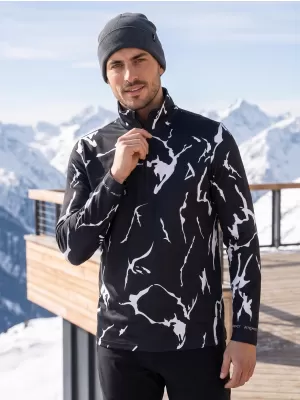 Férfi funkcionális Thermo pulóver prémium ALTISPORT VOJ/ALM052TER03 FEKETE