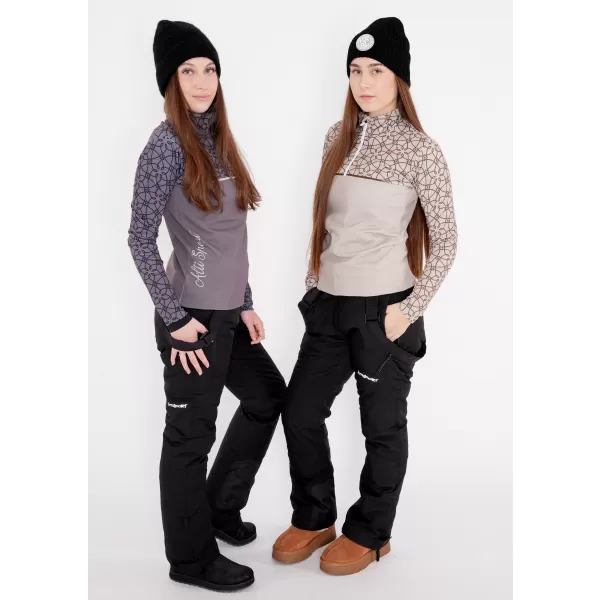  Női funkcionális Thermo pulóver prémium ALTISPORT VOJ/ALW053TER03 SZÜRKE 