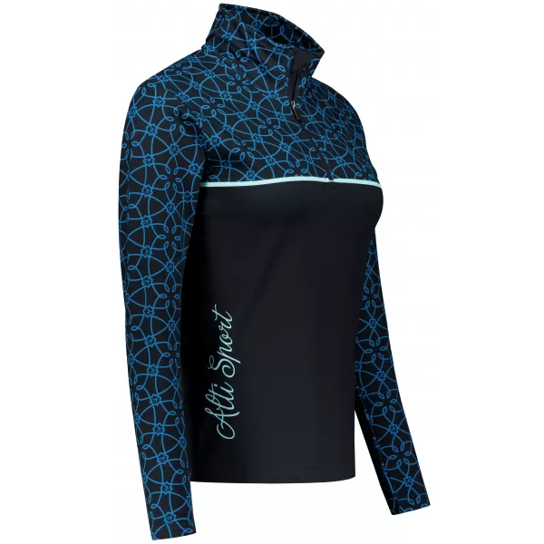  Női funkcionális Thermo pulóver prémium ALTISPORT VOJ/ALW053TER03 FEKETE -BLUE 