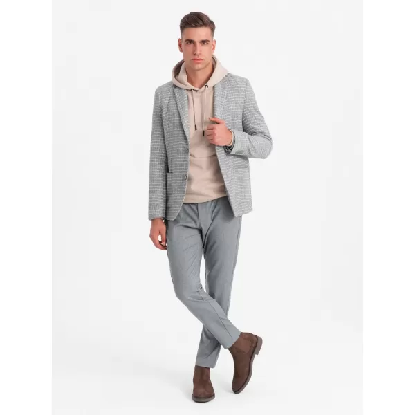  Kabát OMBRE OM-BLZB-0117 SZÜRKE 