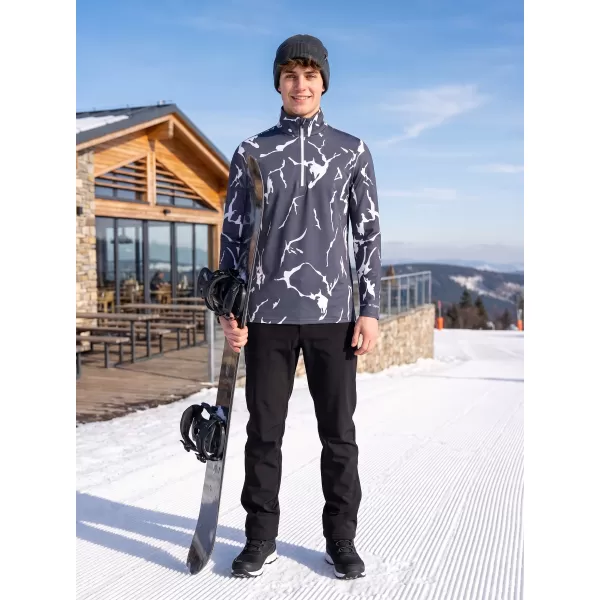  Férfi funkcionális Thermo pulóver prémium ALTISPORT VOJ/ALM052TER03 SZÜRKE 