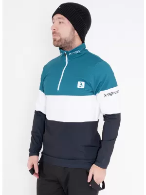 Férfi funkcionális Thermo pulóver prémium ALTISPORT VOJ/ALM051TER03 KEROZIN/FEKETE