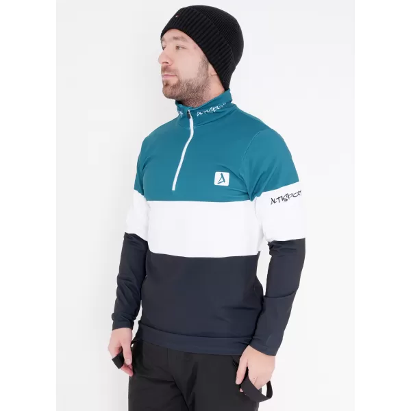  Férfi funkcionális Thermo pulóver prémium ALTISPORT VOJ/ALM051TER03 KEROZIN/FEKETE 