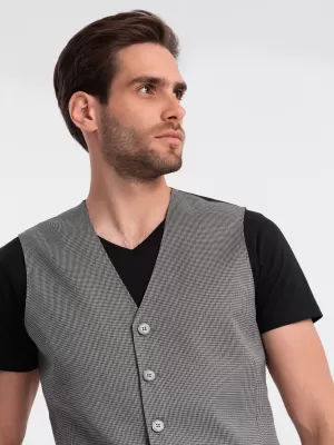 Mellény OMBRE OM-BLZV-0111 SZÜRKE