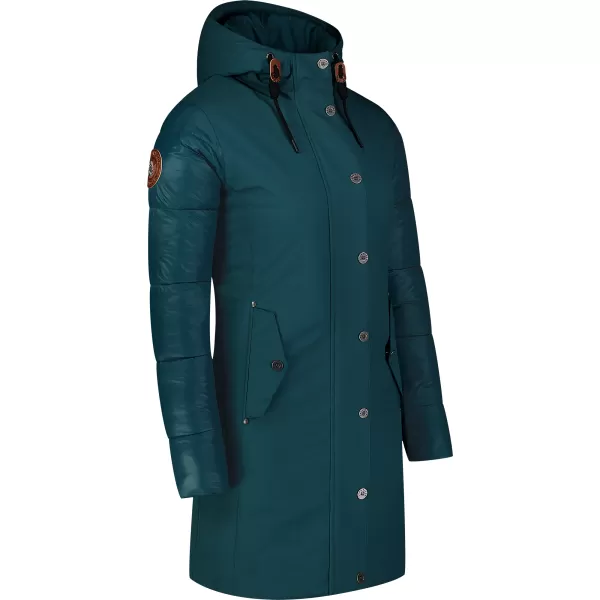  Női télikabát NORDBLANC WARMHUG NBWJL8073 SÖTÉTZÖLD 