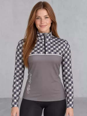 Női funkcionális Thermo pulóver prémium ALTISPORT VOJ/ALW048TER03 SZÜRKE