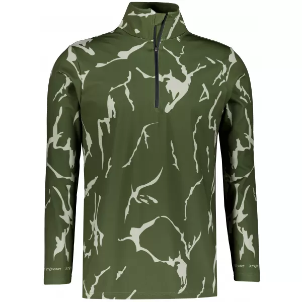  Férfi funkcionális Thermo pulóver prémium ALTISPORT VOJ/ALM052TER03 KHAKI 