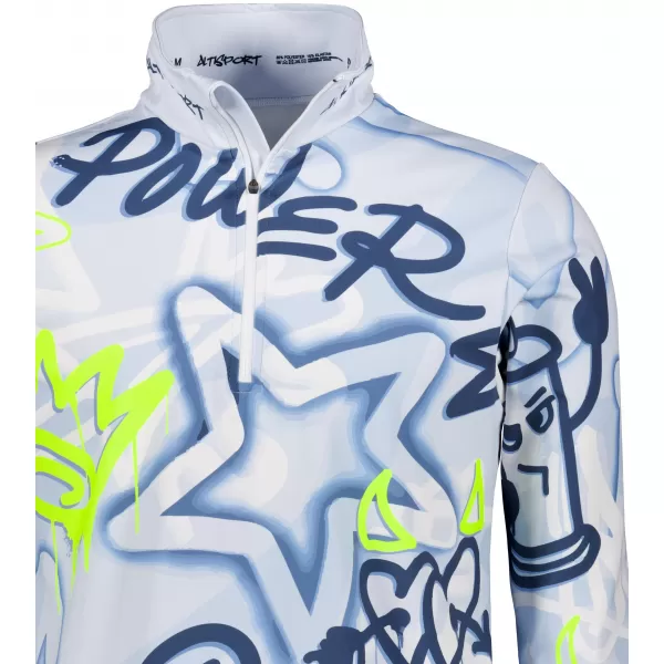  Férfi funkcionális Thermo pulóver prémium ALTISPORT VOJ/ALM054TER03 KÉK 
