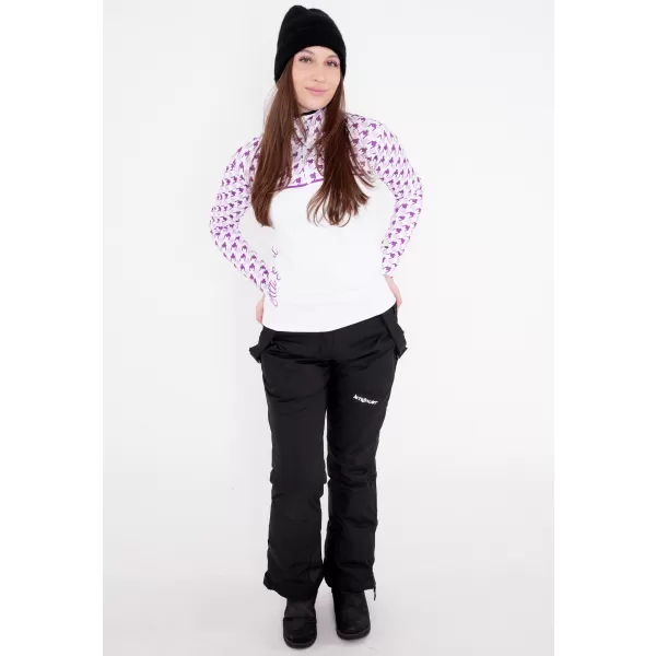  Női funkcionális Thermo pulóver prémium ALTISPORT VOJ/ALW048TER03 FEHÉR/LILA 