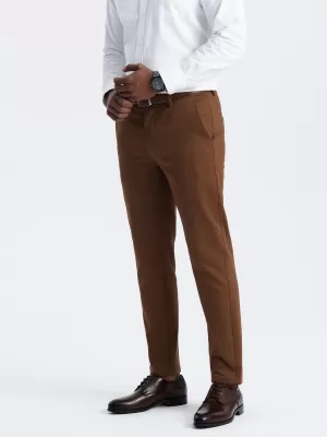 Nadrág OMBRE OM-PACP-0190 KARAMELLA
