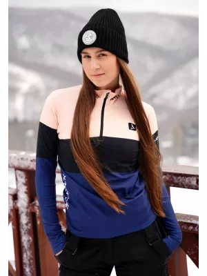 Női funkcionális Thermo pulóver prémium ALTISPORT VOJ/ALW051TER03 NARANCSSÁRGA/KÉK