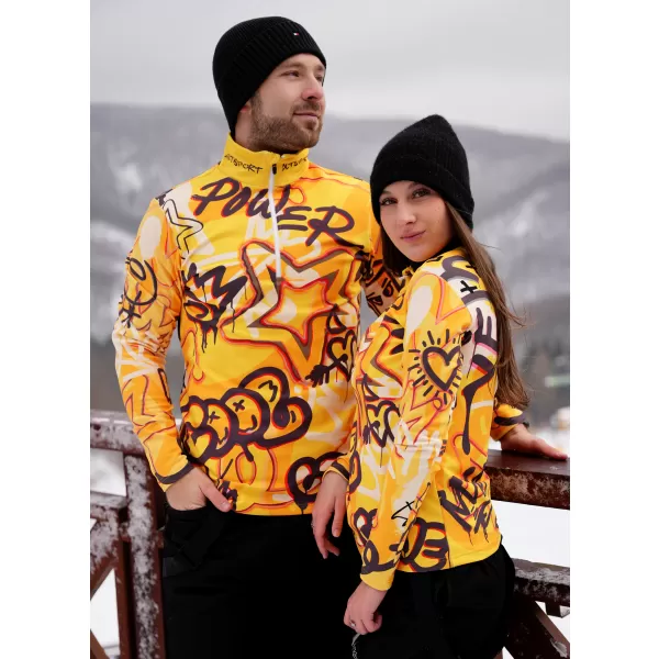  Férfi funkcionális Thermo pulóver prémium ALTISPORT VOJ/ALM054TER03 BOROSTYÁN 