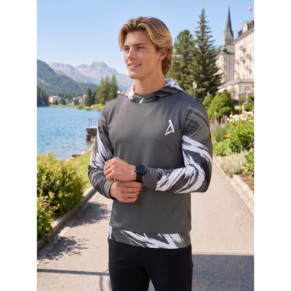  Férfi prémium funkcionális pulóver ALTISPORT VOJ/ALM039MI01 SZÜRKE 