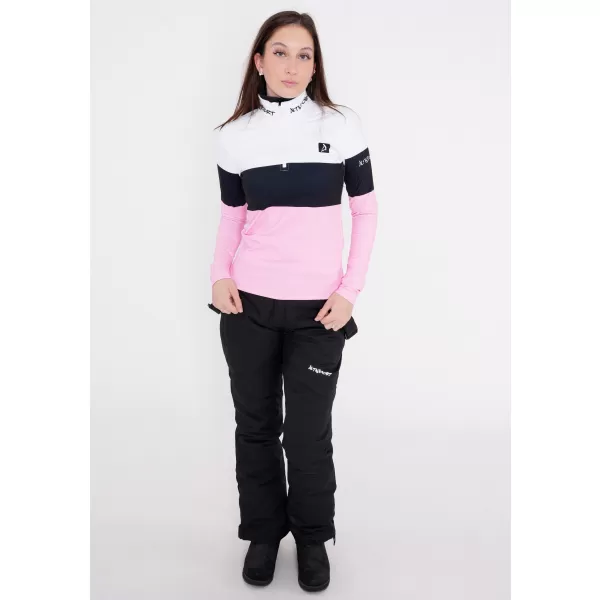  Női funkcionális Thermo pulóver prémium ALTISPORT VOJ/ALW051TER03 FEHÉR -DAGANAT 