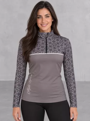 Női funkcionális Thermo pulóver prémium ALTISPORT VOJ/ALW053TER03 SZÜRKE