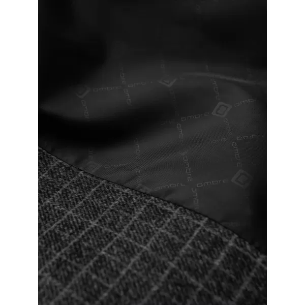  Kabát OMBRE OM-BLZB-0117 GRAFIT 