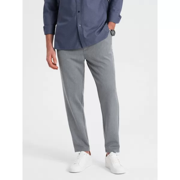  Nadrág OMBRE OM-PACP-0158 SZÜRKE 