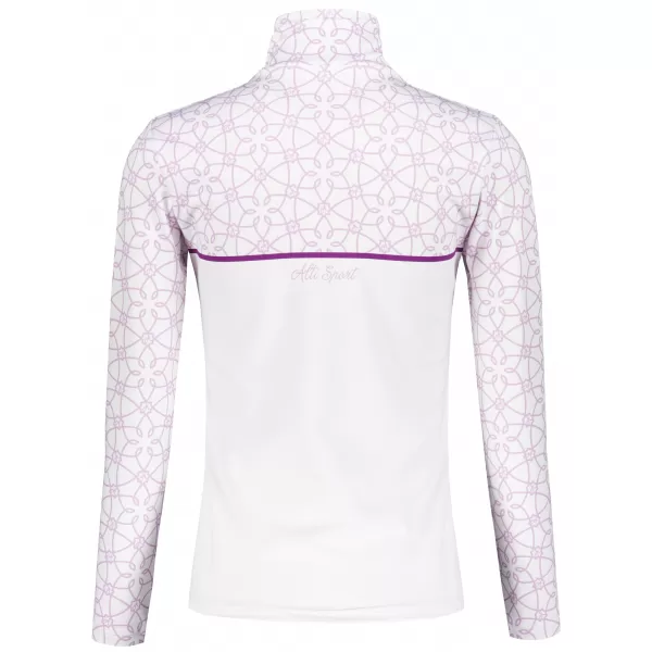  Női funkcionális Thermo pulóver prémium ALTISPORT VOJ/ALW053TER03 FEHÉR/LILA 