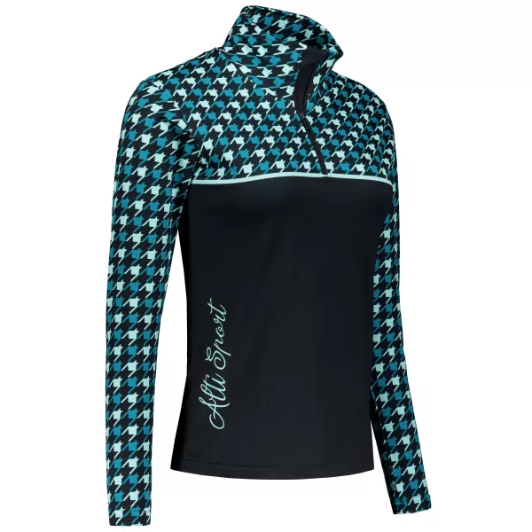  Női funkcionális Thermo pulóver prémium ALTISPORT VOJ/ALW048TER03 FEKETE -BLUE 