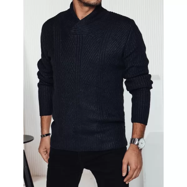 Férfi pulóver DSTREET wx2258 SÖTÉTKÉK 