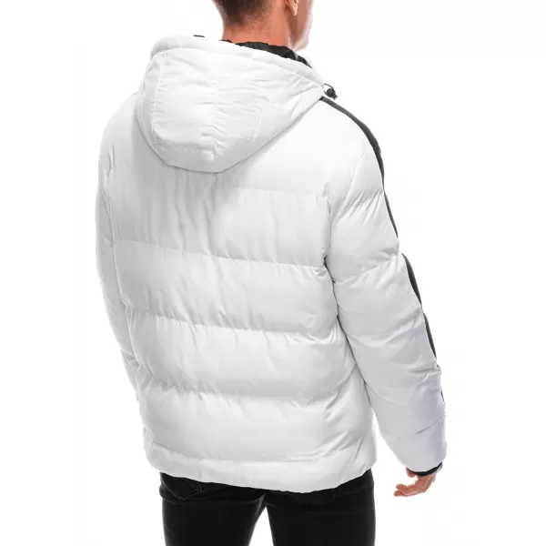  Férfi téli kabát EDOTI EM-JAHP-0101 FEHÉR 