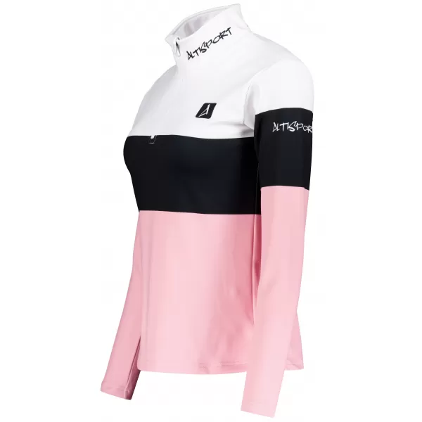  Női funkcionális Thermo pulóver prémium ALTISPORT VOJ/ALW051TER03 FEHÉR -DAGANAT 