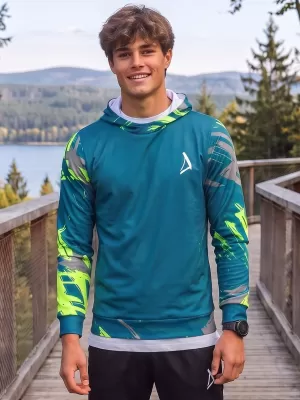 Férfi prémium funkcionális pulóver ALTISPORT VOJ/ALM039MI01 KEROZIN