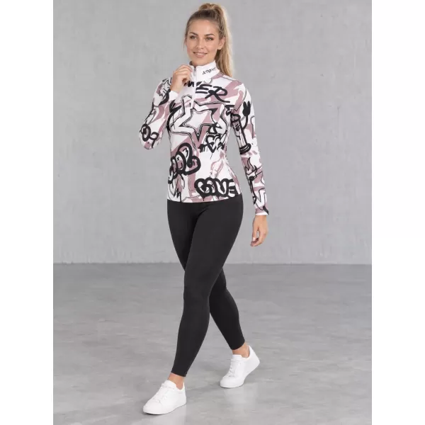  Női funkcionális Thermo pulóver prémium ALTISPORT VOJ/ALW054TER03 FEHÉR -GRAY 