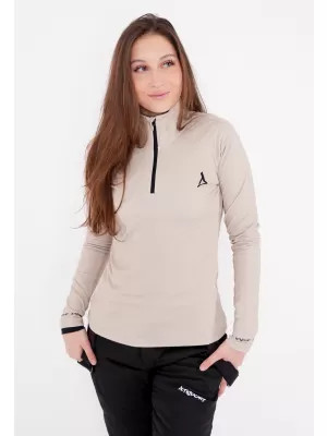 Női funkcionális Thermo pulóver prémium ALTISPORT VOJ/ALW000TER03 BARNA