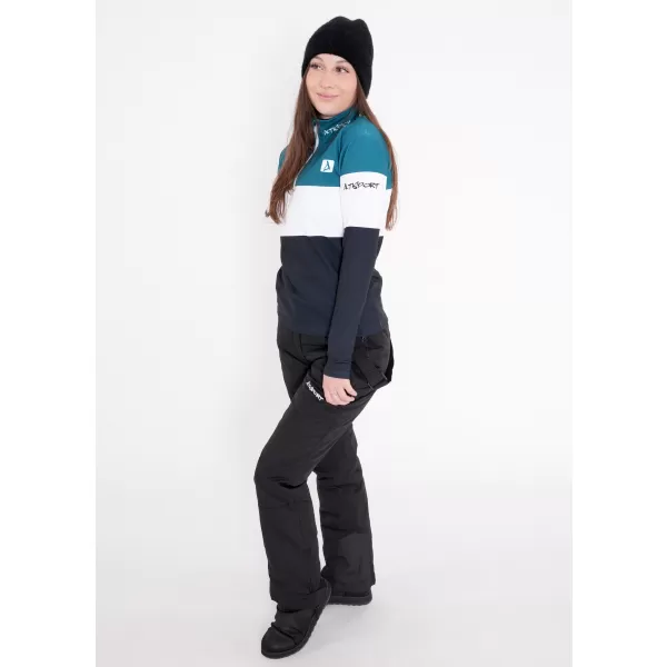  Női funkcionális Thermo pulóver prémium ALTISPORT VOJ/ALW051TER03 KEROZINFEKETE 