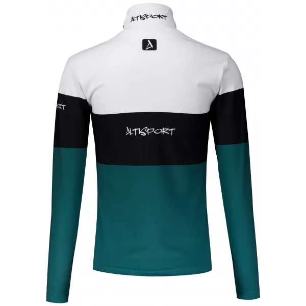  Női funkcionális Thermo pulóver prémium ALTISPORT VOJ/ALW051TER03 FEHÉR -ZÖLD 