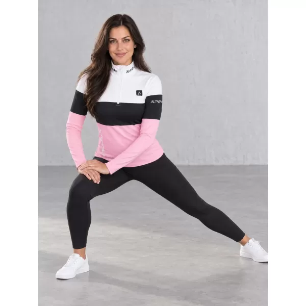  Női funkcionális Thermo pulóver prémium ALTISPORT VOJ/ALW051TER03 FEHÉR -DAGANAT 