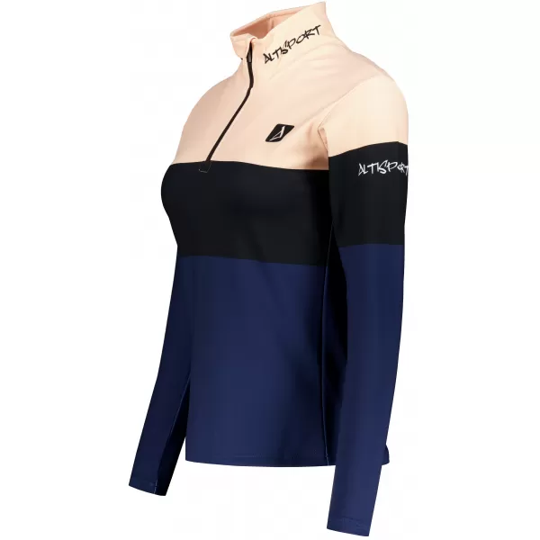  Női funkcionális Thermo pulóver prémium ALTISPORT VOJ/ALW051TER03 NARANCSSÁRGA/KÉK 