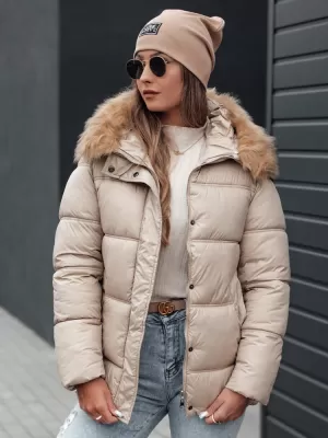 Női kabát DSTREET NORDKOLL TY4710 KHAKI